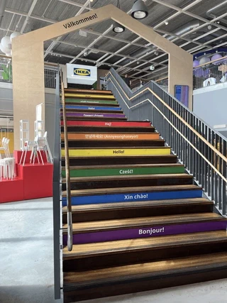 Ikea Malmöの階段